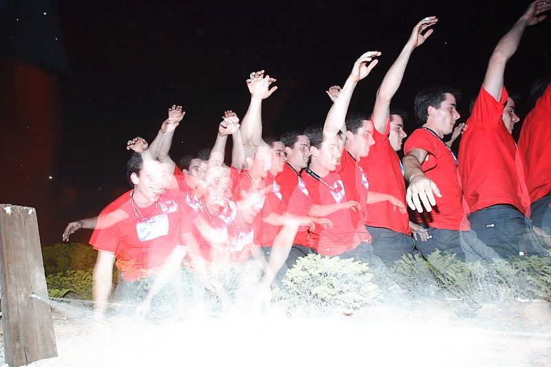 Raanan Robertson slacklining at the Hueco Rock Ranch during the Hueco Tanks Awesome Fest 2010 trip, Friday, May 21, 2010.
Filename: SRM_20100521_22265457.JPG
Aperture: f/5.6
Shutter Speed: 30/1
Body: Canon EOS-1D Mark II
Lens: Canon EF 16-35mm f/2.8 L