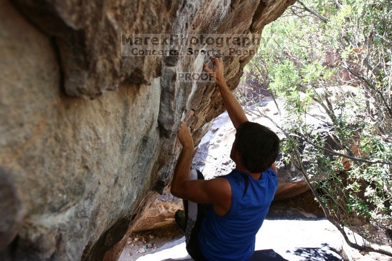 Rock climbing in Hueco Tanks State Park and Historic Site during the Hueco Tanks Awesome Fest 2.0 trip, Saturday, September 04, 2010.

Filename: SRM_20100904_13184086.JPG
Aperture: f/4.0
Shutter Speed: 1/200
Body: Canon EOS 20D
Lens: Canon EF 16-35mm f/2.8 L