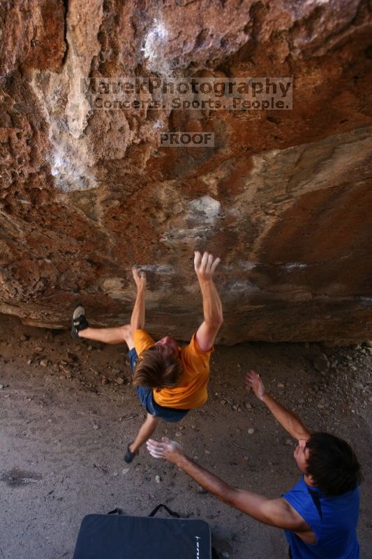 Rock climbing in Hueco Tanks State Park and Historic Site during the Hueco Tanks Awesome Fest 2.0 trip, Saturday, September 04, 2010.

Filename: SRM_20100904_13283092.JPG
Aperture: f/4.0
Shutter Speed: 1/200
Body: Canon EOS 20D
Lens: Canon EF 16-35mm f/2.8 L