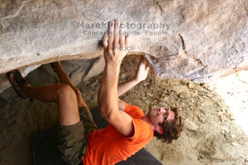 Rock climbing in Hueco Tanks State Park and Historic Site during the Hueco Tanks Awesome Fest 2.0 trip, Saturday, September 04, 2010.

Filename: SRM_20100904_15034449.JPG
Aperture: f/2.8
Shutter Speed: 1/200
Body: Canon EOS 20D
Lens: Canon EF 16-35mm f/2.8 L