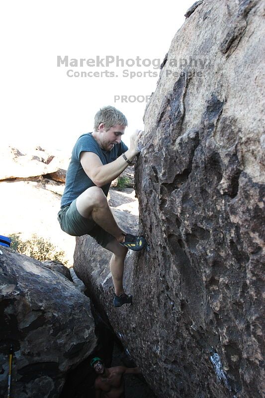 Rock climbing in Hueco Tanks State Park and Historic Site during the Hueco Tanks Awesome Fest 2.0 trip, Sunday, September 05, 2010.

Filename: SRM_20100905_19150640.JPG
Aperture: f/5.6
Shutter Speed: 1/250
Body: Canon EOS 20D
Lens: Canon EF 16-35mm f/2.8 L