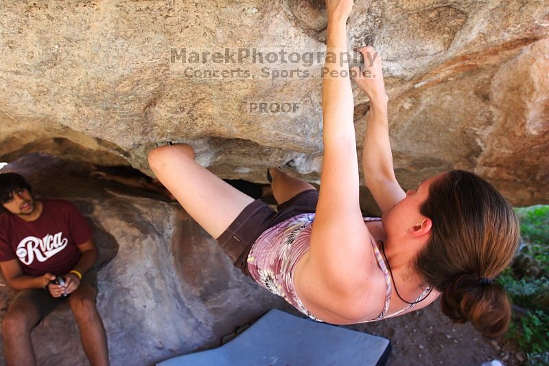 Rock climbing in Hueco Tanks State Park and Historic Site during the Hueco Tanks Awesome Fest 2.0 trip, Monday, September 06, 2010.

Filename: SRM_20100906_11471515.JPG
Aperture: f/4.0
Shutter Speed: 1/200
Body: Canon EOS 20D
Lens: Canon EF 16-35mm f/2.8 L