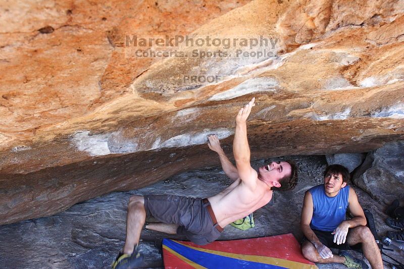 Rock climbing in Hueco Tanks State Park and Historic Site during the Hueco Tanks Awesome Fest 2.0 trip, Monday, September 06, 2010.

Filename: SRM_20100906_13072844.JPG
Aperture: f/5.6
Shutter Speed: 1/320
Body: Canon EOS 20D
Lens: Canon EF 16-35mm f/2.8 L