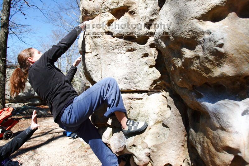 Bouldering in the southeast during Spring Break 2013.

Filename: SRM_20130312_11114411.JPG
Aperture: f/4.0
Shutter Speed: 1/2000
Body: Canon EOS-1D Mark II
Lens: Canon EF 16-35mm f/2.8 L