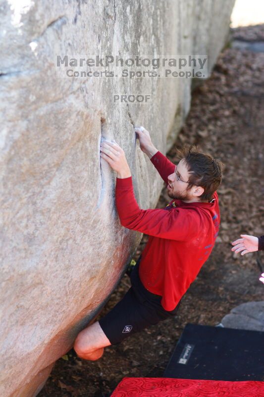 Bouldering in the southeast during Spring Break 2013.

Filename: SRM_20130312_14372810.JPG
Aperture: f/2.0
Shutter Speed: 1/1000
Body: Canon EOS-1D Mark II
Lens: Canon EF 85mm f/1.2 L II