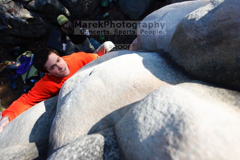 Bouldering in the southeast during Spring Break 2013.

Filename: SRM_20130312_16035418.JPG
Aperture: f/4.0
Shutter Speed: 1/1600
Body: Canon EOS-1D Mark II
Lens: Canon EF 16-35mm f/2.8 L