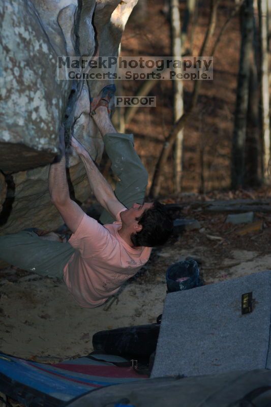 Bouldering in the southeast during Spring Break 2013.

Filename: SRM_20130313_17215087.JPG
Aperture: f/2.8
Shutter Speed: 1/1250
Body: Canon EOS-1D Mark II
Lens: Canon EF 85mm f/1.2 L II