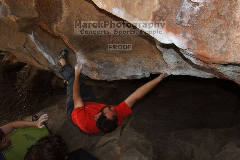 Bouldering in Hueco Tanks on %m/%d/%Y

Filename: SRM_20160219_1433050.jpg
Aperture: f/8.0
Shutter Speed: 1/250
Body: Canon EOS 20D
Lens: Canon EF 16-35mm f/2.8 L