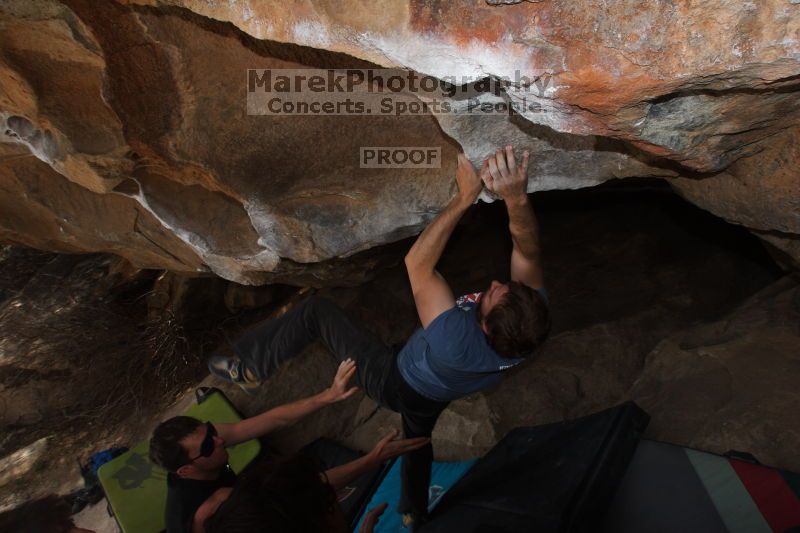 Bouldering in Hueco Tanks on %m/%d/%Y

Filename: SRM_20160219_1434460.jpg
Aperture: f/8.0
Shutter Speed: 1/250
Body: Canon EOS 20D
Lens: Canon EF 16-35mm f/2.8 L