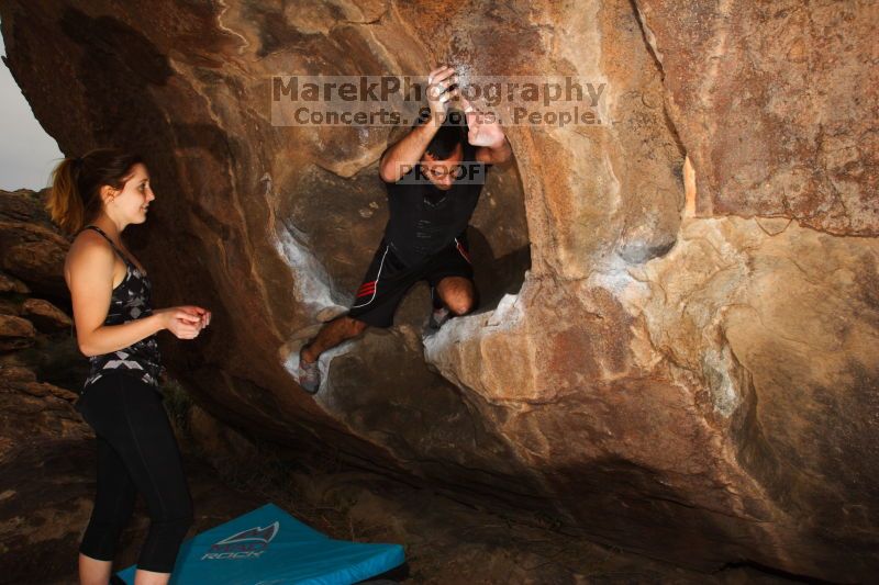 Bouldering in Hueco Tanks on 02/20/2016

Filename: SRM_20160220_1744340.JPG
Aperture: f/9.0
Shutter Speed: 1/250
Body: Canon EOS 20D
Lens: Canon EF 16-35mm f/2.8 L