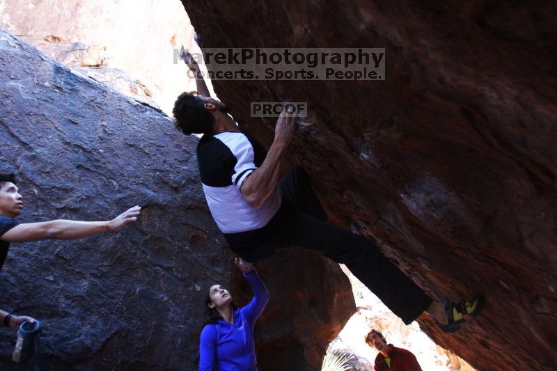 Bouldering in Hueco Tanks on 02/27/2016 with Blue Lizard Climbing and Yoga

Filename: SRM_20160227_1123160.JPG
Aperture: f/2.8
Shutter Speed: 1/250
Body: Canon EOS 20D
Lens: Canon EF 16-35mm f/2.8 L