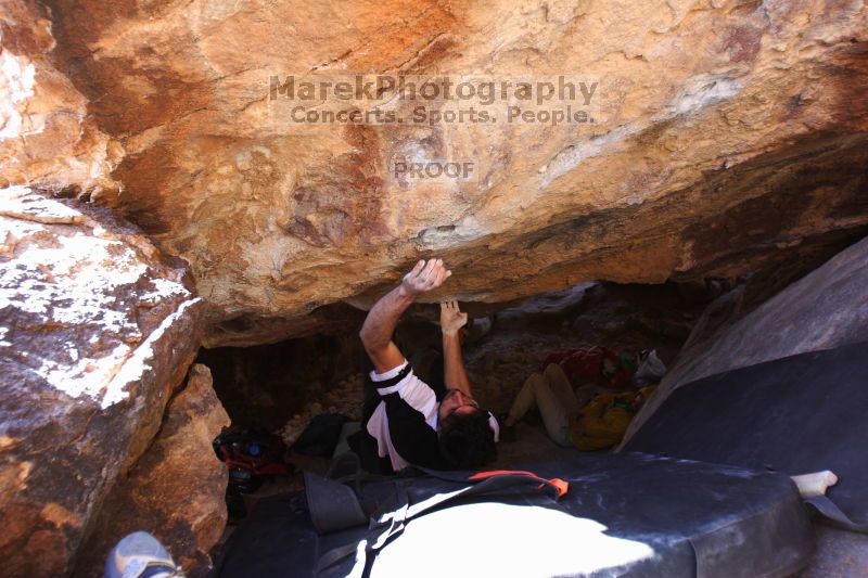 Bouldering in Hueco Tanks on 02/27/2016 with Blue Lizard Climbing and Yoga

Filename: SRM_20160227_1449000.JPG
Aperture: f/2.8
Shutter Speed: 1/250
Body: Canon EOS 20D
Lens: Canon EF 16-35mm f/2.8 L