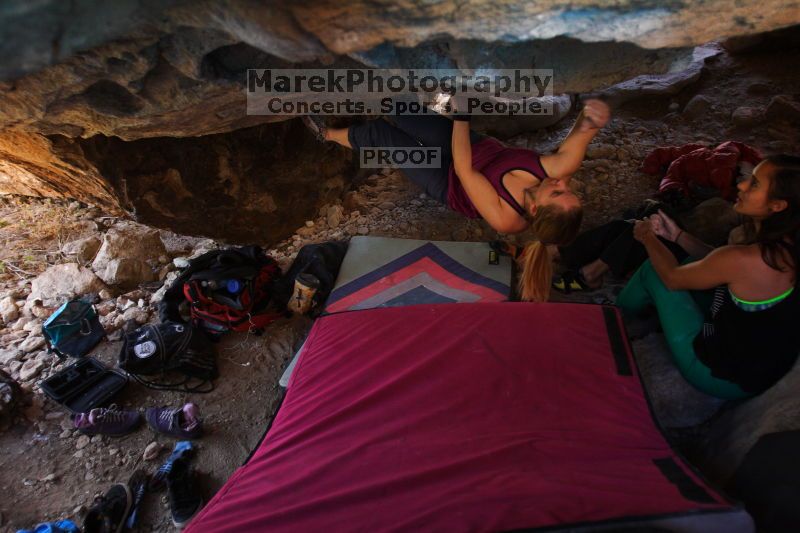 Bouldering in Hueco Tanks on 02/27/2016 with Blue Lizard Climbing and Yoga

Filename: SRM_20160227_1502000.JPG
Aperture: f/2.8
Shutter Speed: 1/250
Body: Canon EOS 20D
Lens: Canon EF 16-35mm f/2.8 L