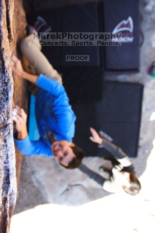 Bouldering in Hueco Tanks on 03/19/2016 with Blue Lizard Climbing and Yoga

Filename: SRM_20160319_0956390.jpg
Aperture: f/2.8
Shutter Speed: 1/400
Body: Canon EOS 20D
Lens: Canon EF 16-35mm f/2.8 L