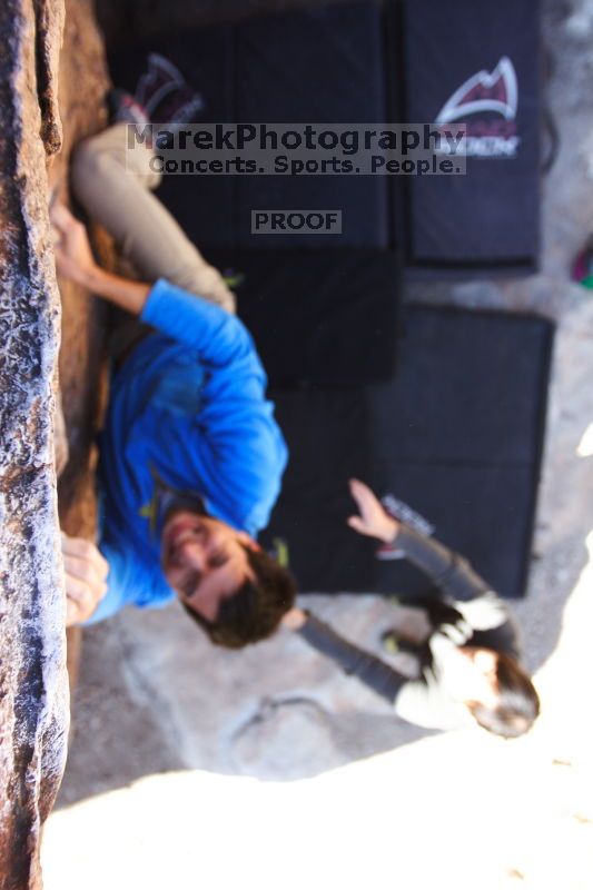 Bouldering in Hueco Tanks on 03/19/2016 with Blue Lizard Climbing and Yoga

Filename: SRM_20160319_0956400.jpg
Aperture: f/2.8
Shutter Speed: 1/400
Body: Canon EOS 20D
Lens: Canon EF 16-35mm f/2.8 L