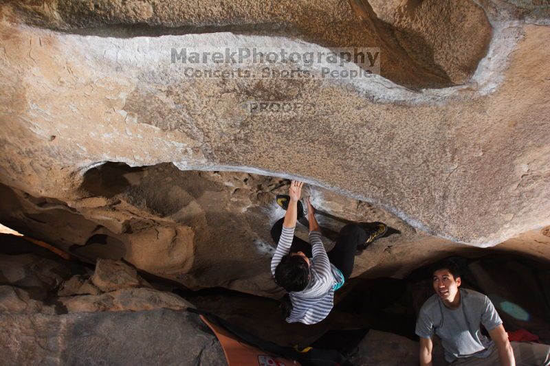 Bouldering in Hueco Tanks on 03/19/2016 with Blue Lizard Climbing and Yoga

Filename: SRM_20160319_1341100.jpg
Aperture: f/8.0
Shutter Speed: 1/250
Body: Canon EOS 20D
Lens: Canon EF 16-35mm f/2.8 L