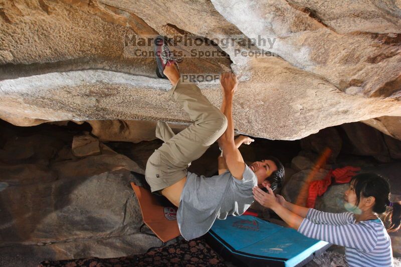 Bouldering in Hueco Tanks on 03/19/2016 with Blue Lizard Climbing and Yoga

Filename: SRM_20160319_1347490.jpg
Aperture: f/8.0
Shutter Speed: 1/250
Body: Canon EOS 20D
Lens: Canon EF 16-35mm f/2.8 L