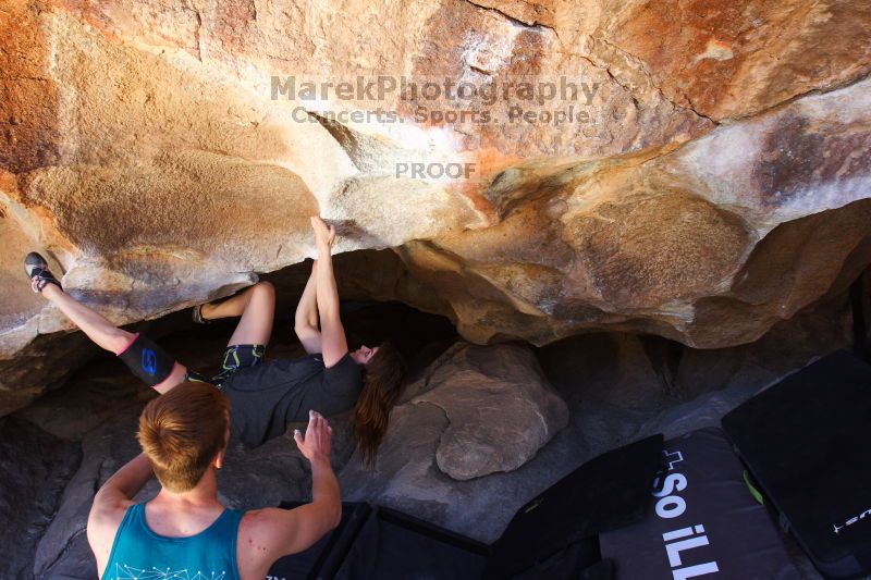 Bouldering in Hueco Tanks on 04/11/2016 with Blue Lizard Climbing and Yoga

Filename: SRM_20160411_1354171.jpg
Aperture: f/5.6
Shutter Speed: 1/250
Body: Canon EOS 20D
Lens: Canon EF 16-35mm f/2.8 L