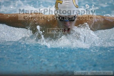 Onur Uras of GT competes in the butterfly against the University of Tennessee.

Filename: crw_2208_std.jpg
Aperture: f/2.8
Shutter Speed: 1/640
Body: Canon EOS DIGITAL REBEL
Lens: Canon EF 80-200mm f/2.8 L