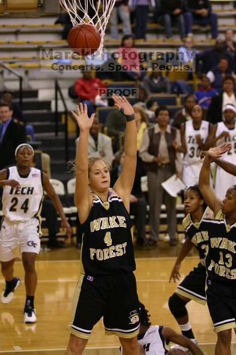 The Georgia Tech women's basketball team played Wake Forest.

Filename: IMG_1177.jpg
Aperture: f/2.8
Shutter Speed: 1/320
Body: Canon EOS DIGITAL REBEL
Lens: Canon EF 80-200mm f/2.8 L