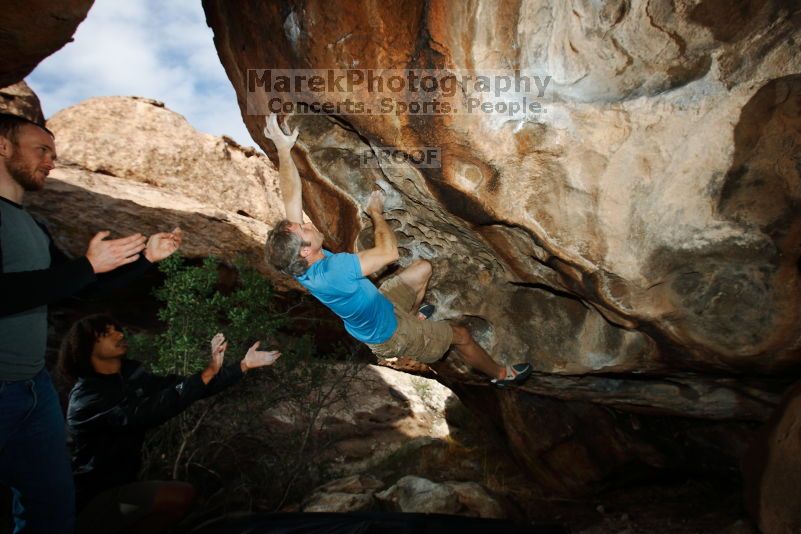 Bouldering in Hueco Tanks on 10/19/2018 with Blue Lizard Climbing and Yoga

Filename: SRM_20181019_1100310.jpg
Aperture: f/8.0
Shutter Speed: 1/250
Body: Canon EOS-1D Mark II
Lens: Canon EF 16-35mm f/2.8 L