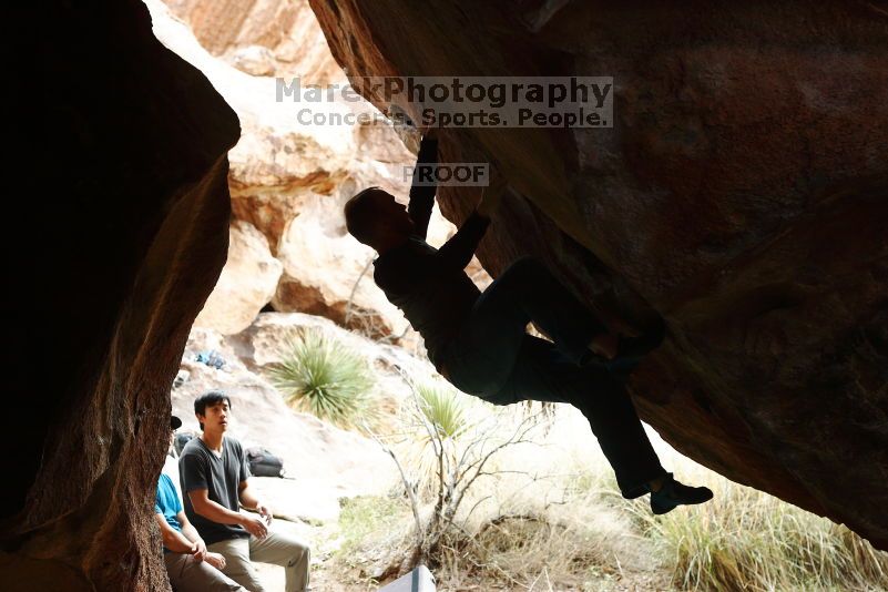 Bouldering in Hueco Tanks on 10/19/2018 with Blue Lizard Climbing and Yoga

Filename: SRM_20181019_1311540.jpg
Aperture: f/4.0
Shutter Speed: 1/320
Body: Canon EOS-1D Mark II
Lens: Canon EF 50mm f/1.8 II