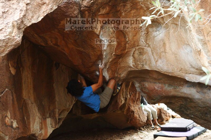 Bouldering in Hueco Tanks on 10/19/2018 with Blue Lizard Climbing and Yoga

Filename: SRM_20181019_1327030.jpg
Aperture: f/4.0
Shutter Speed: 1/320
Body: Canon EOS-1D Mark II
Lens: Canon EF 50mm f/1.8 II