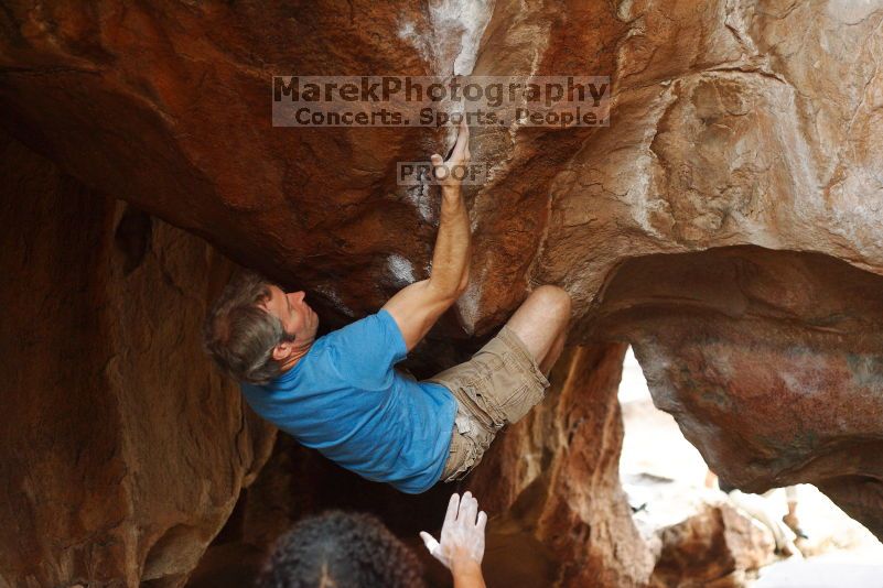 Bouldering in Hueco Tanks on 10/19/2018 with Blue Lizard Climbing and Yoga

Filename: SRM_20181019_1357170.jpg
Aperture: f/2.8
Shutter Speed: 1/500
Body: Canon EOS-1D Mark II
Lens: Canon EF 50mm f/1.8 II