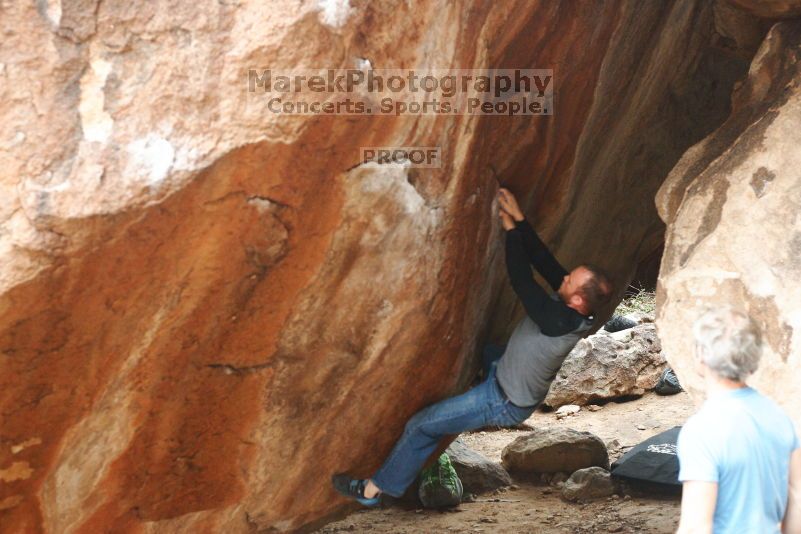 Bouldering in Hueco Tanks on 10/19/2018 with Blue Lizard Climbing and Yoga

Filename: SRM_20181019_1421180.jpg
Aperture: f/4.0
Shutter Speed: 1/250
Body: Canon EOS-1D Mark II
Lens: Canon EF 50mm f/1.8 II