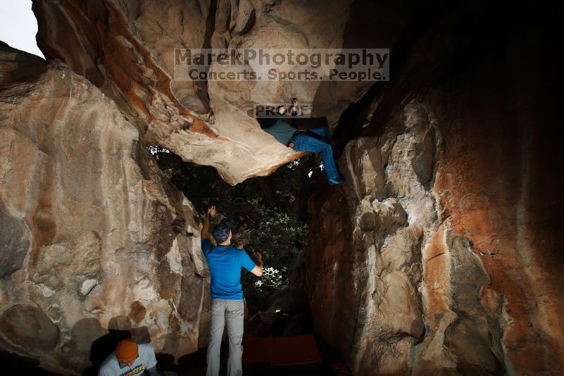 Bouldering in Hueco Tanks on 10/19/2018 with Blue Lizard Climbing and Yoga

Filename: SRM_20181019_1616010.jpg
Aperture: f/5.6
Shutter Speed: 1/250
Body: Canon EOS-1D Mark II
Lens: Canon EF 16-35mm f/2.8 L