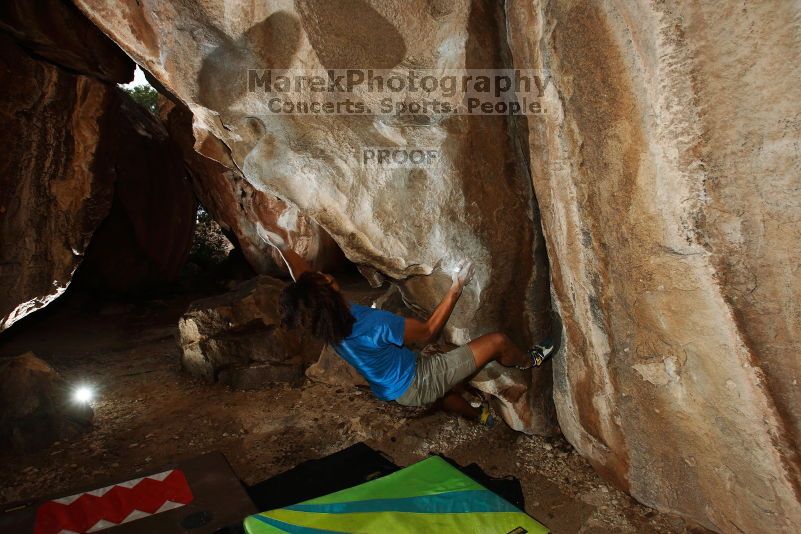 Bouldering in Hueco Tanks on 10/19/2018 with Blue Lizard Climbing and Yoga

Filename: SRM_20181019_1705090.jpg
Aperture: f/5.6
Shutter Speed: 1/250
Body: Canon EOS-1D Mark II
Lens: Canon EF 16-35mm f/2.8 L