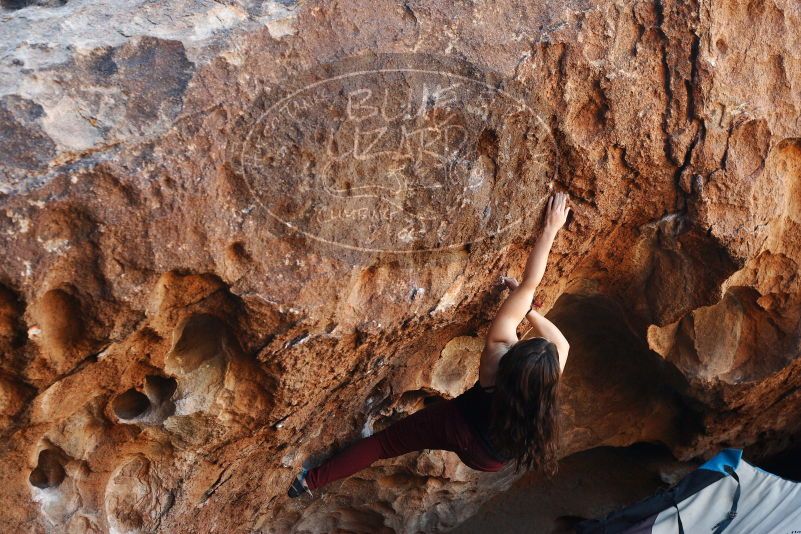 Bouldering in Hueco Tanks on 11/02/2018 with Blue Lizard Climbing and Yoga

Filename: SRM_20181102_1054170.jpg
Aperture: f/4.0
Shutter Speed: 1/400
Body: Canon EOS-1D Mark II
Lens: Canon EF 50mm f/1.8 II