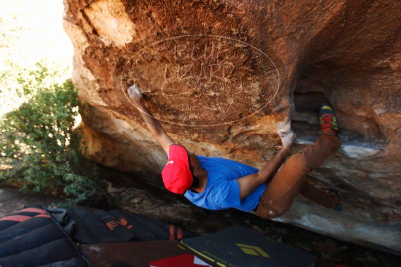 Bouldering in Hueco Tanks on 11/02/2018 with Blue Lizard Climbing and Yoga

Filename: SRM_20181102_1423170.jpg
Aperture: f/4.5
Shutter Speed: 1/250
Body: Canon EOS-1D Mark II
Lens: Canon EF 16-35mm f/2.8 L