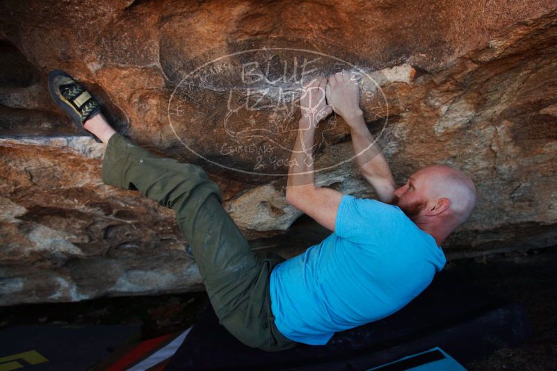 Bouldering in Hueco Tanks on 11/02/2018 with Blue Lizard Climbing and Yoga

Filename: SRM_20181102_1442360.jpg
Aperture: f/4.0
Shutter Speed: 1/400
Body: Canon EOS-1D Mark II
Lens: Canon EF 16-35mm f/2.8 L