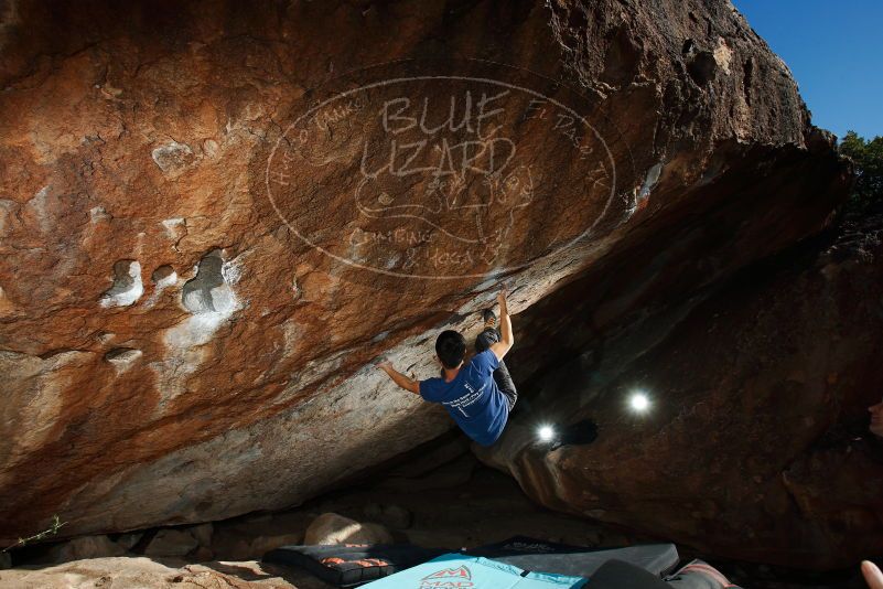 Bouldering in Hueco Tanks on 11/02/2018 with Blue Lizard Climbing and Yoga

Filename: SRM_20181102_1552010.jpg
Aperture: f/9.0
Shutter Speed: 1/250
Body: Canon EOS-1D Mark II
Lens: Canon EF 16-35mm f/2.8 L