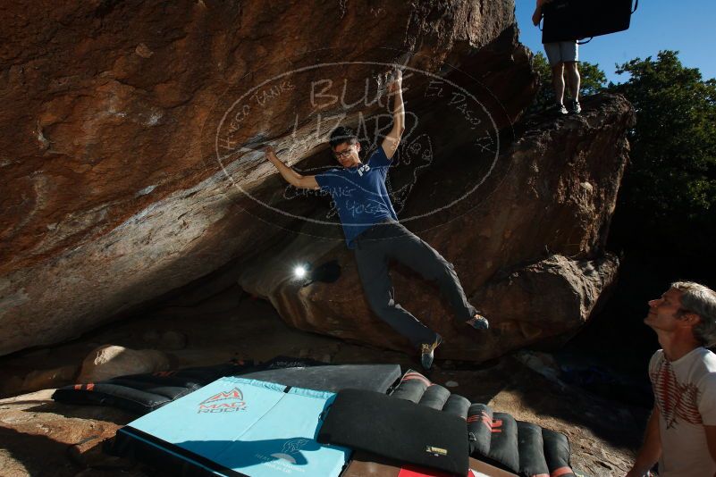 Bouldering in Hueco Tanks on 11/02/2018 with Blue Lizard Climbing and Yoga

Filename: SRM_20181102_1600210.jpg
Aperture: f/9.0
Shutter Speed: 1/250
Body: Canon EOS-1D Mark II
Lens: Canon EF 16-35mm f/2.8 L