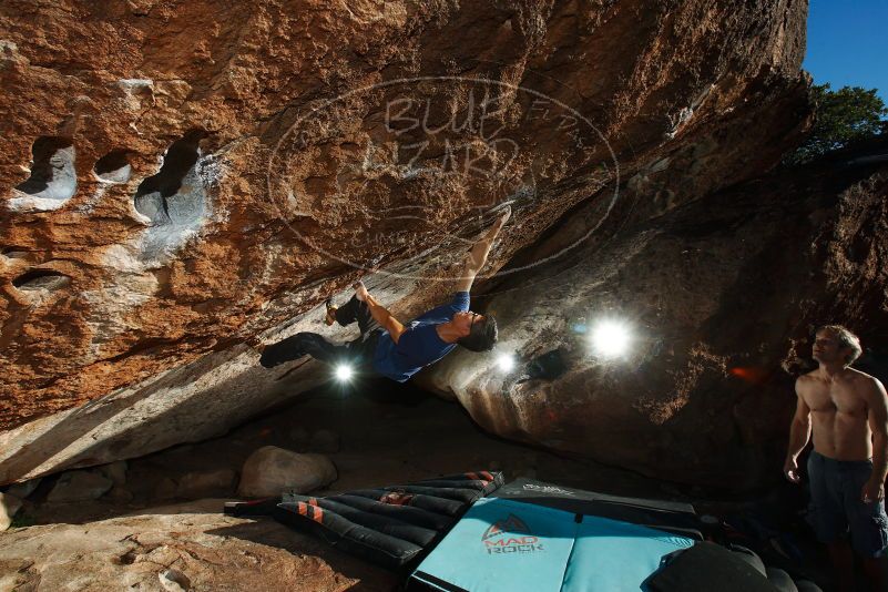 Bouldering in Hueco Tanks on 11/02/2018 with Blue Lizard Climbing and Yoga

Filename: SRM_20181102_1650250.jpg
Aperture: f/9.0
Shutter Speed: 1/250
Body: Canon EOS-1D Mark II
Lens: Canon EF 16-35mm f/2.8 L