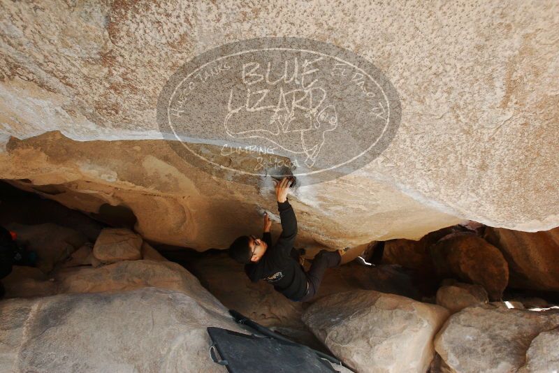 Bouldering in Hueco Tanks on 11/03/2018 with Blue Lizard Climbing and Yoga

Filename: SRM_20181103_0935230.jpg
Aperture: f/5.6
Shutter Speed: 1/320
Body: Canon EOS-1D Mark II
Lens: Canon EF 16-35mm f/2.8 L