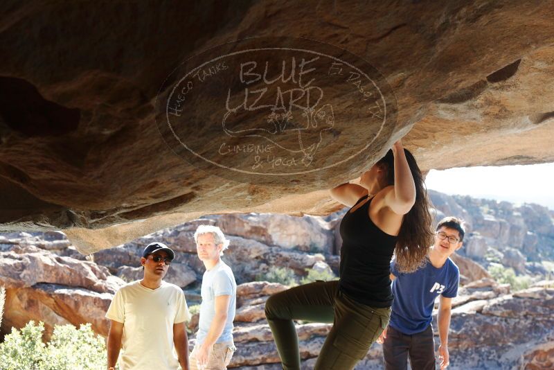 Bouldering in Hueco Tanks on 11/03/2018 with Blue Lizard Climbing and Yoga

Filename: SRM_20181103_1030070.jpg
Aperture: f/5.6
Shutter Speed: 1/250
Body: Canon EOS-1D Mark II
Lens: Canon EF 50mm f/1.8 II