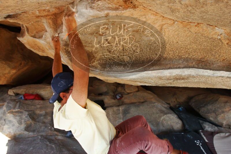 Bouldering in Hueco Tanks on 11/03/2018 with Blue Lizard Climbing and Yoga

Filename: SRM_20181103_1047383.jpg
Aperture: f/5.6
Shutter Speed: 1/500
Body: Canon EOS-1D Mark II
Lens: Canon EF 16-35mm f/2.8 L