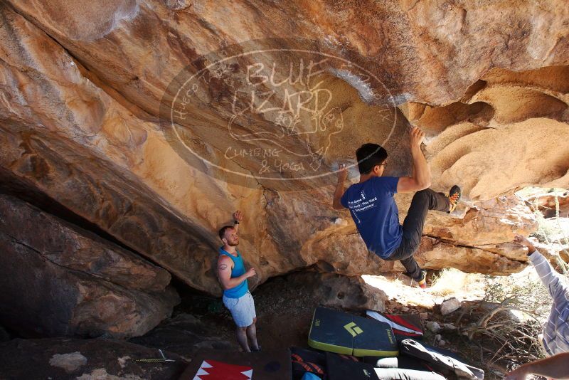 Bouldering in Hueco Tanks on 11/03/2018 with Blue Lizard Climbing and Yoga

Filename: SRM_20181103_1149191.jpg
Aperture: f/5.6
Shutter Speed: 1/400
Body: Canon EOS-1D Mark II
Lens: Canon EF 16-35mm f/2.8 L