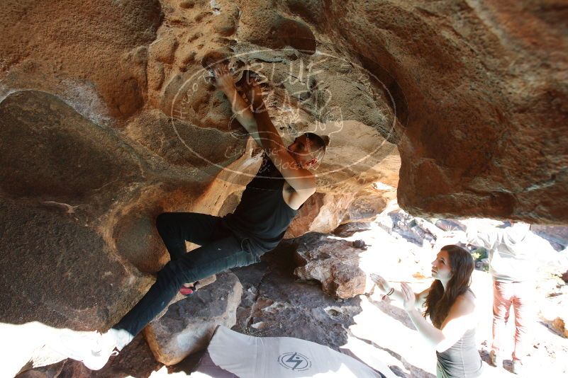 Bouldering in Hueco Tanks on 11/03/2018 with Blue Lizard Climbing and Yoga

Filename: SRM_20181103_1431140.jpg
Aperture: f/5.6
Shutter Speed: 1/320
Body: Canon EOS-1D Mark II
Lens: Canon EF 16-35mm f/2.8 L