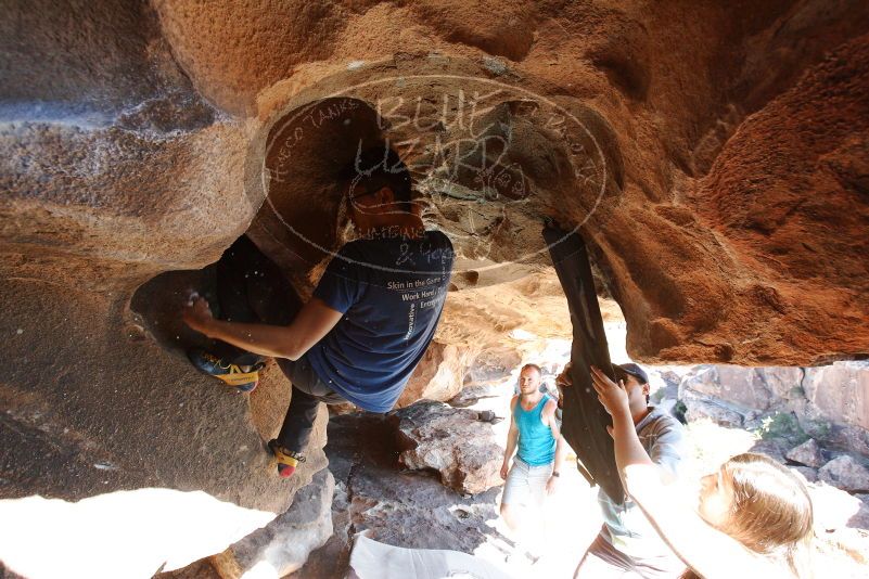 Bouldering in Hueco Tanks on 11/03/2018 with Blue Lizard Climbing and Yoga

Filename: SRM_20181103_1443580.jpg
Aperture: f/5.6
Shutter Speed: 1/200
Body: Canon EOS-1D Mark II
Lens: Canon EF 16-35mm f/2.8 L