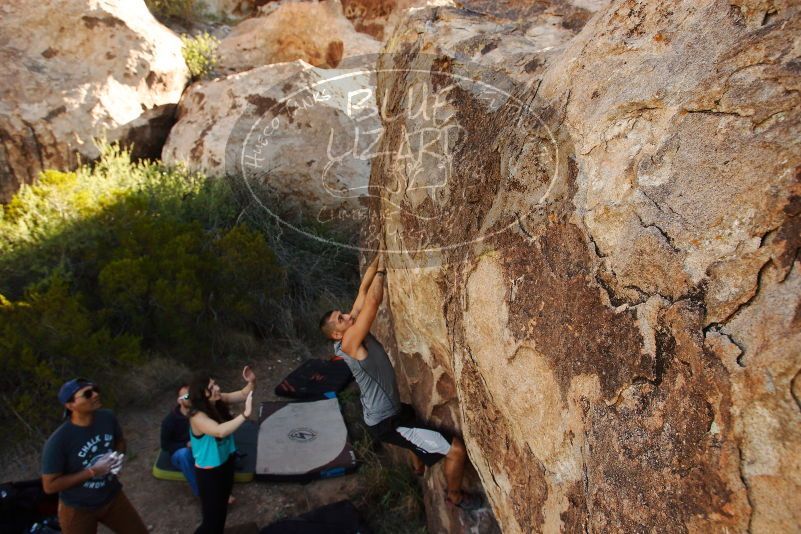 Bouldering in Hueco Tanks on 11/04/2018 with Blue Lizard Climbing and Yoga

Filename: SRM_20181104_1041520.jpg
Aperture: f/5.6
Shutter Speed: 1/400
Body: Canon EOS-1D Mark II
Lens: Canon EF 16-35mm f/2.8 L