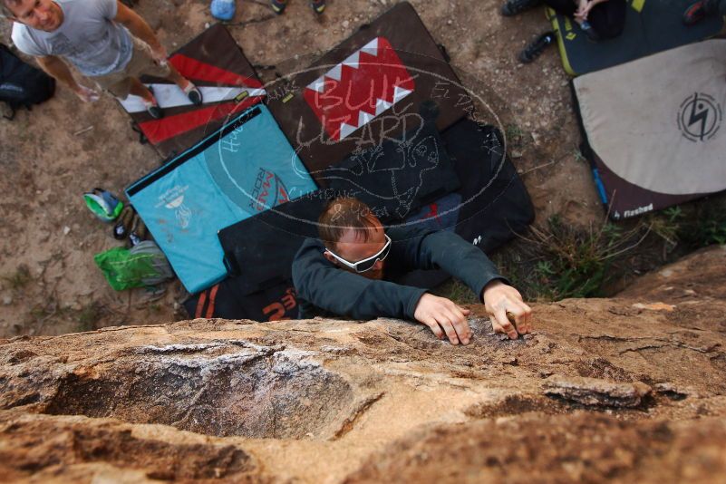 Bouldering in Hueco Tanks on 11/04/2018 with Blue Lizard Climbing and Yoga

Filename: SRM_20181104_1050410.jpg
Aperture: f/5.6
Shutter Speed: 1/250
Body: Canon EOS-1D Mark II
Lens: Canon EF 16-35mm f/2.8 L