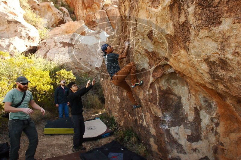 Bouldering in Hueco Tanks on 11/04/2018 with Blue Lizard Climbing and Yoga

Filename: SRM_20181104_1102440.jpg
Aperture: f/4.5
Shutter Speed: 1/320
Body: Canon EOS-1D Mark II
Lens: Canon EF 16-35mm f/2.8 L