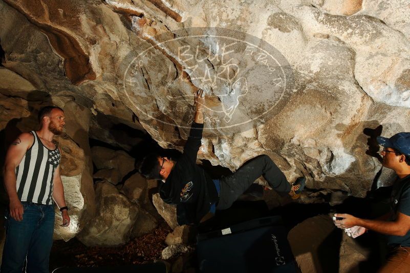 Bouldering in Hueco Tanks on 11/04/2018 with Blue Lizard Climbing and Yoga

Filename: SRM_20181104_1227040.jpg
Aperture: f/8.0
Shutter Speed: 1/250
Body: Canon EOS-1D Mark II
Lens: Canon EF 16-35mm f/2.8 L