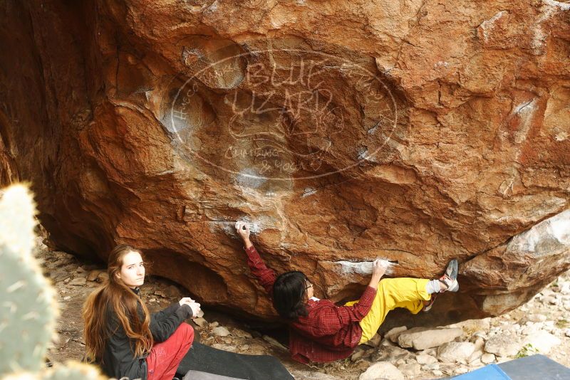 Bouldering in Hueco Tanks on 11/10/2018 with Blue Lizard Climbing and Yoga

Filename: SRM_20181110_1203420.jpg
Aperture: f/4.0
Shutter Speed: 1/200
Body: Canon EOS-1D Mark II
Lens: Canon EF 50mm f/1.8 II