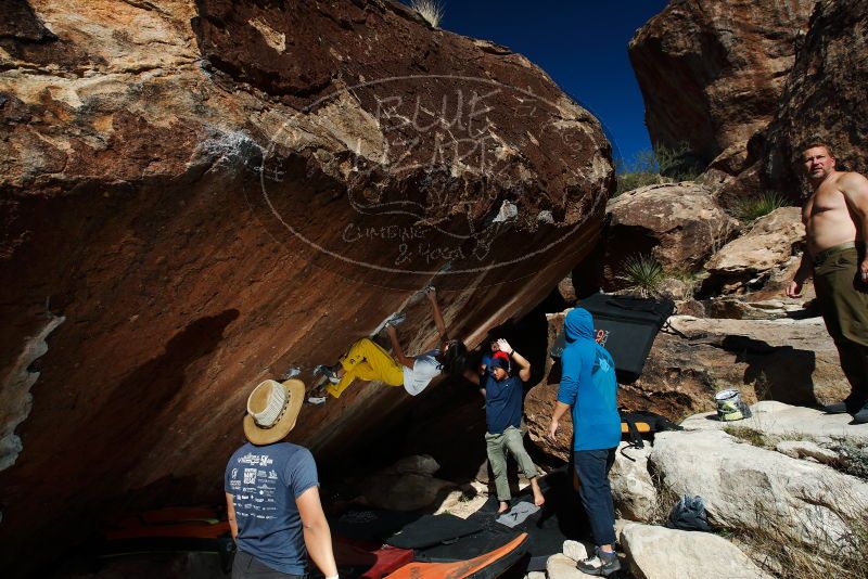 Bouldering in Hueco Tanks on 11/10/2018 with Blue Lizard Climbing and Yoga

Filename: SRM_20181110_1403490.jpg
Aperture: f/8.0
Shutter Speed: 1/250
Body: Canon EOS-1D Mark II
Lens: Canon EF 16-35mm f/2.8 L