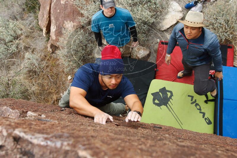 Bouldering in Hueco Tanks on 11/10/2018 with Blue Lizard Climbing and Yoga

Filename: SRM_20181110_1126440.jpg
Aperture: f/5.6
Shutter Speed: 1/400
Body: Canon EOS-1D Mark II
Lens: Canon EF 16-35mm f/2.8 L